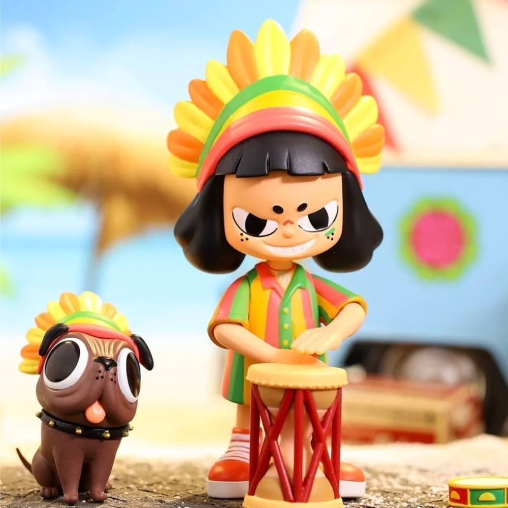 VITA Super Band Blind Box Series by Vita African Drummer Figure New